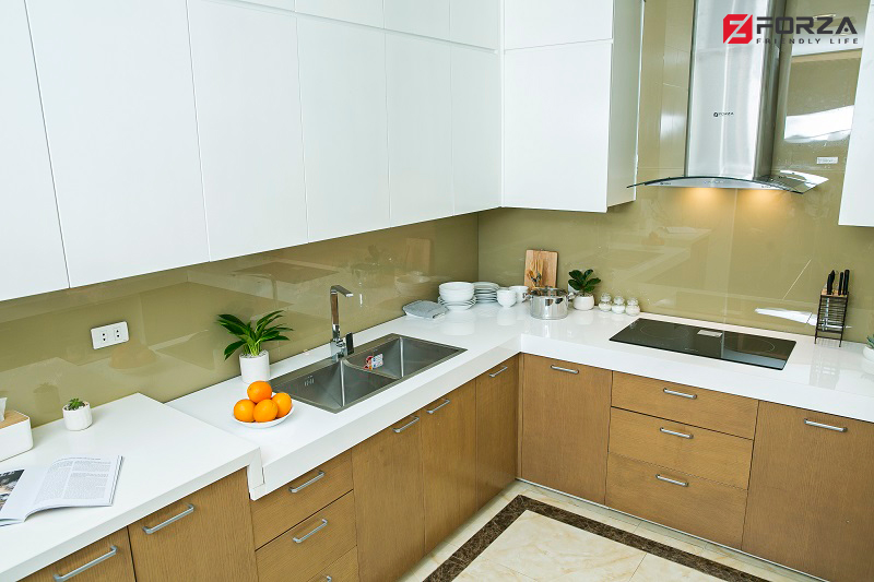 Nhà bếp gọn gàng sạch sẽ
