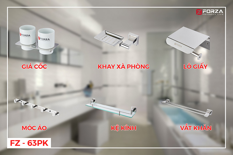 Bộ phụ kiện nhà tắm của FORZA Việt Nam