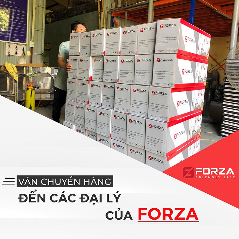 Forza là đối tác đáng tin cậy khi hỗ trợ phân phối hàng đến các đại lý một cách nhanh chóng nhất