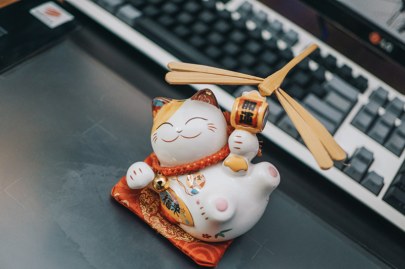 Cách đặt mèo thần tài