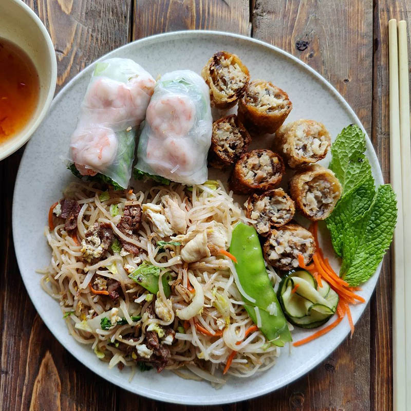 Món bún xào thơm ngon hấp dẫn